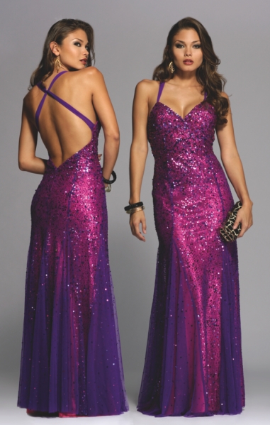 cheap purple prom dresses	